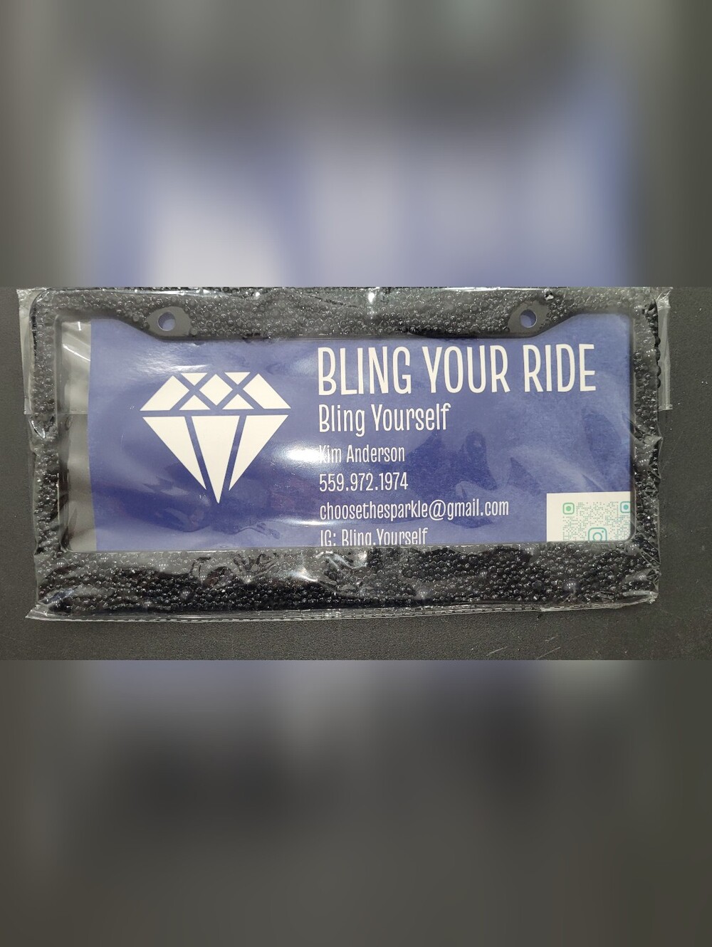 Bling Rhinestone License Plate Frame - Picture 9 of 12